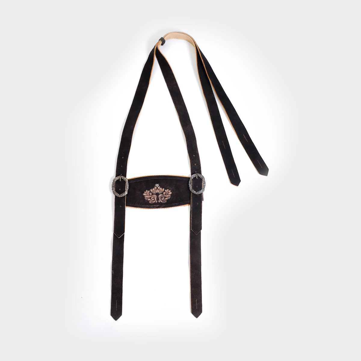 Lederhosen Hosenträger Waldschwarz